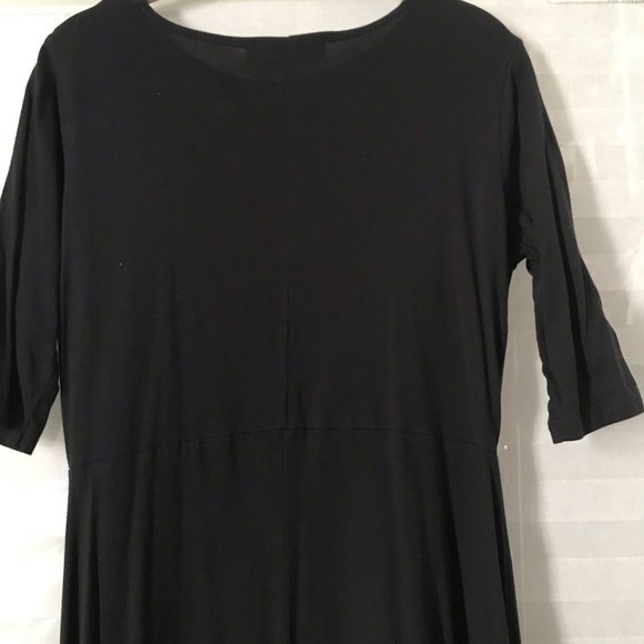 Mary Meyer Black 3/4 sleeve Maxi Dress - Picture 5 of 5